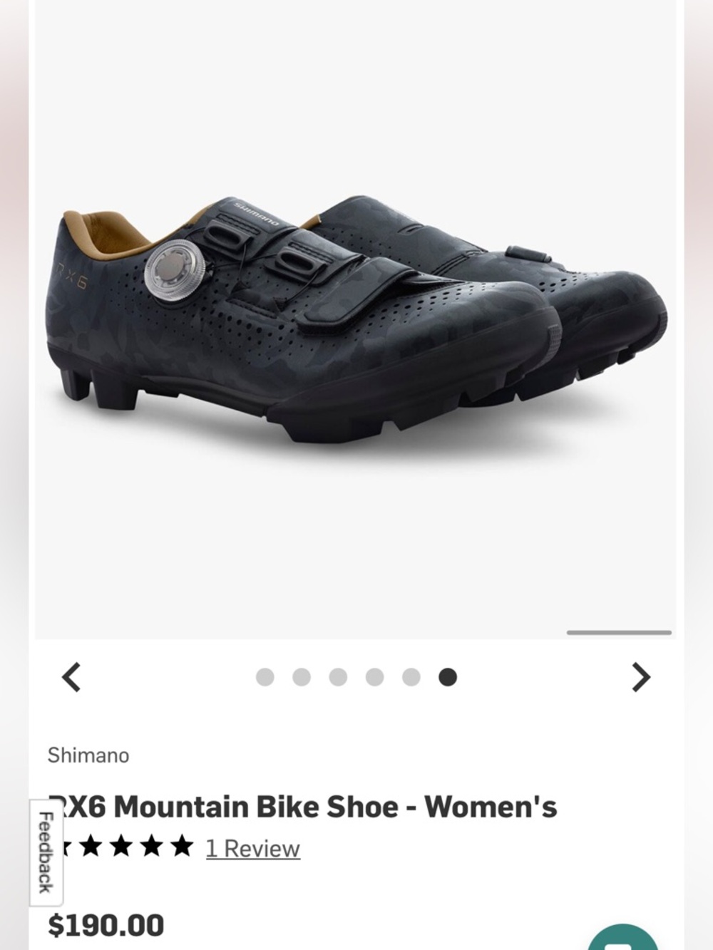 Shimano Women’s RX6 Gravel/MTB Cycling Shoes with SPD Cleats